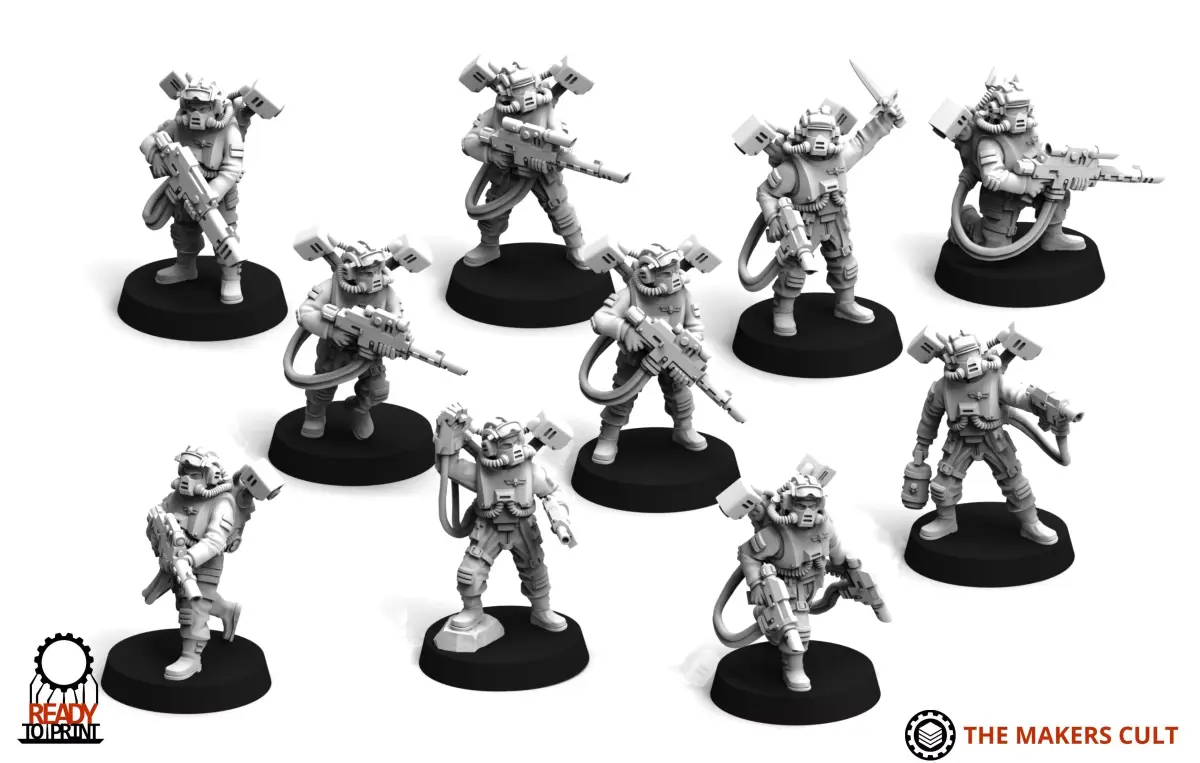 Universal Guard - Light Drop Infantry 3D print model
