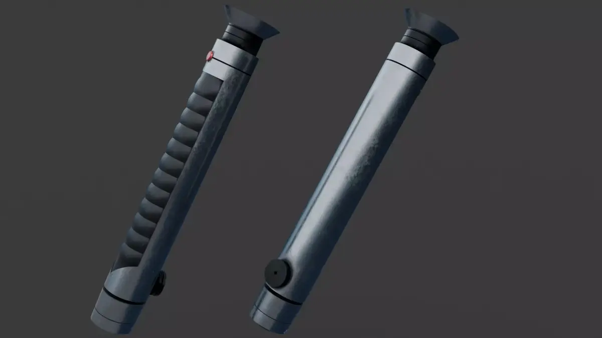 Nat Skywalker Lightsaber Low-poly 3D model