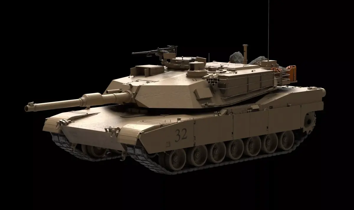 m1a2 abrams 3D model purchase