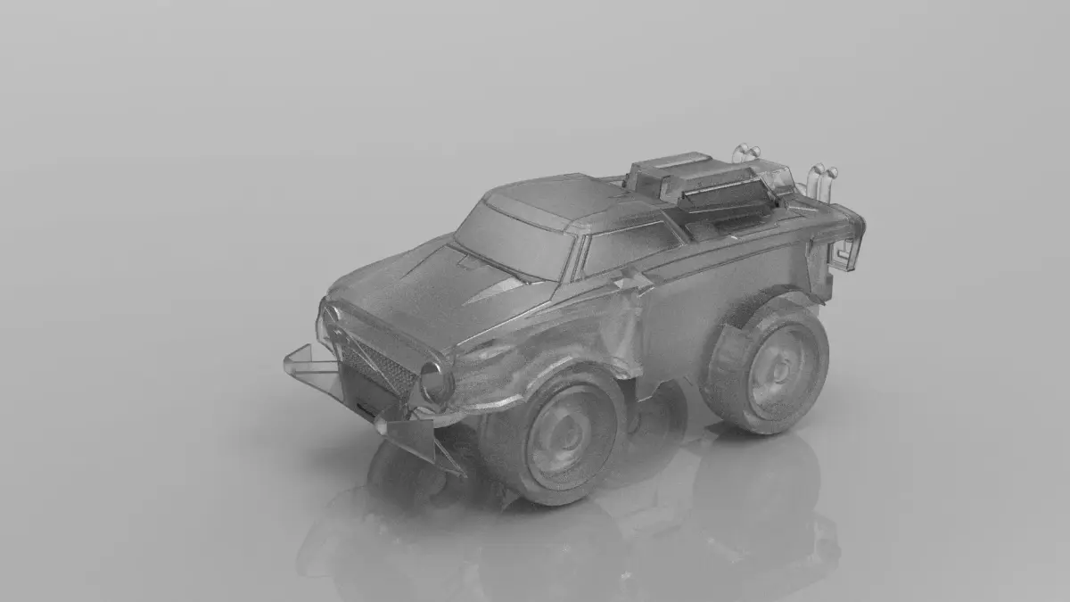 ATV 3D printed model  3D print model purchase