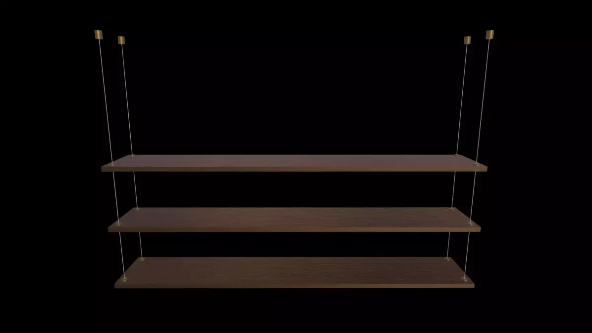Hanging Shelf Free low-poly 3D model