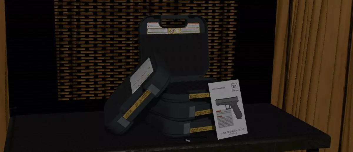 Glock Case Low-poly 3D model
