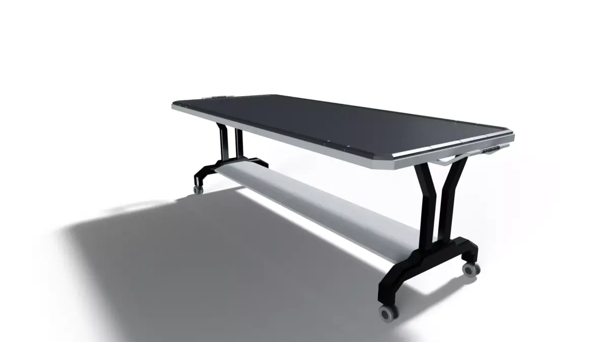 Sci-Fi Morgue Table Low-poly 3D model