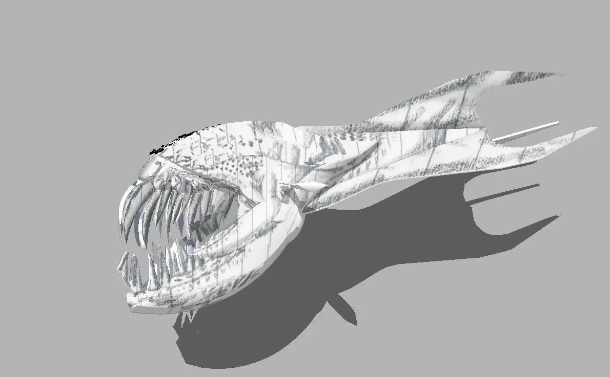 Fish Thing Low-poly 3D model purchase
