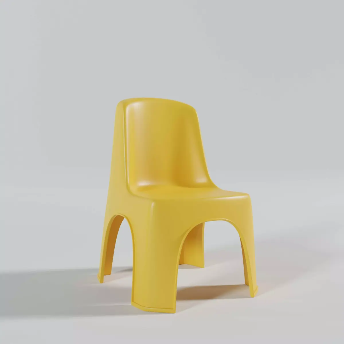 Kid Plastic Chair 3D model