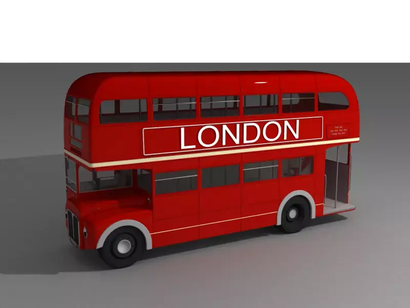 London Bus 3D model buy