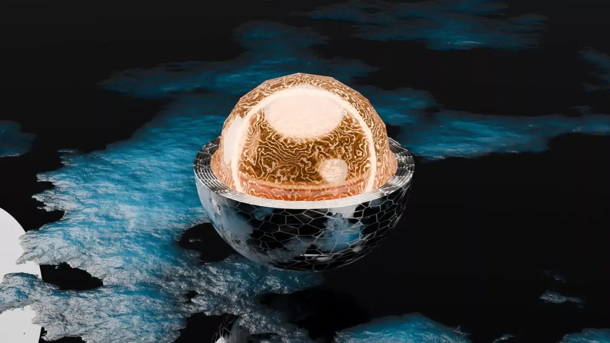 Futuristic Kinetic Energy Sphere 3D model