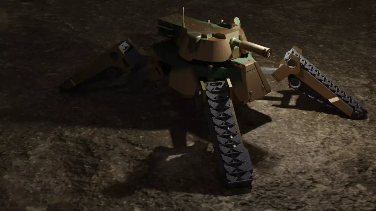 CRAB tank  3D print model