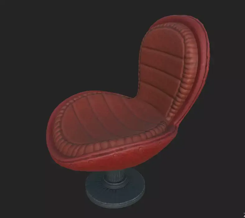 Armchair 2 star wars chair Free low-poly 3D model