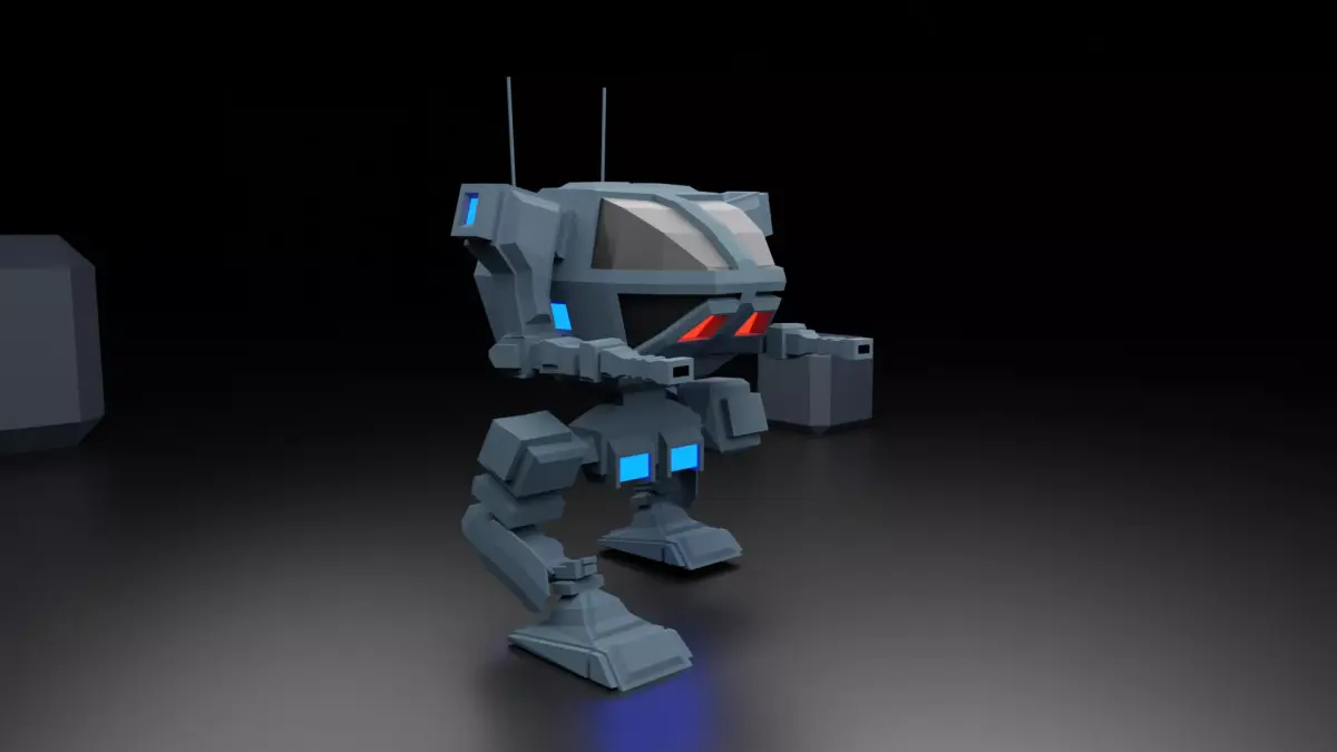 Mech Warrior - Walker - Termiwalker Mk1 3D print model purchase