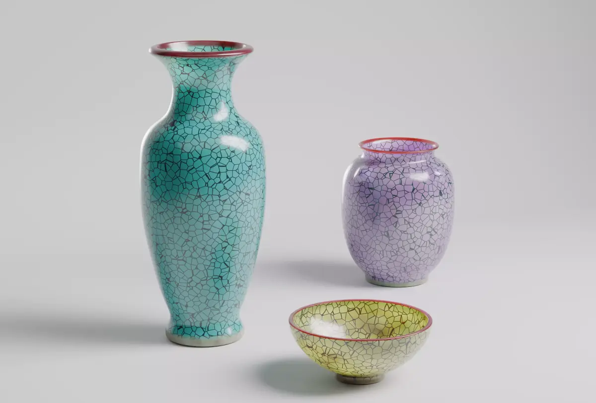Glazed ceramic Free 3D model