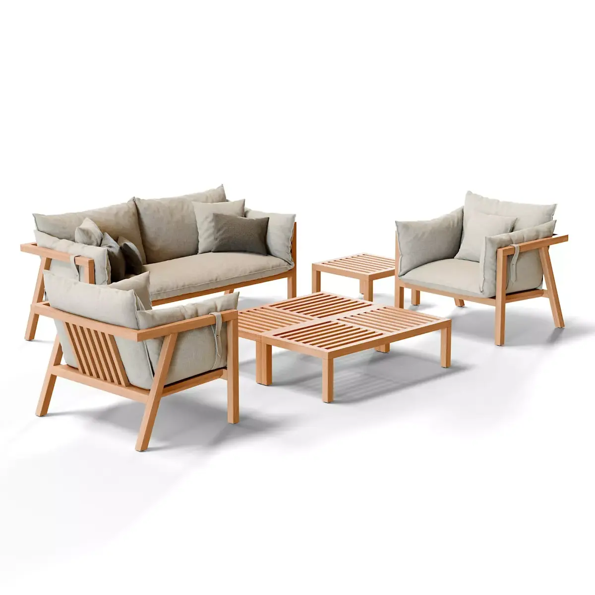 Umomoku Outdoor Sofa Set Free 3D model