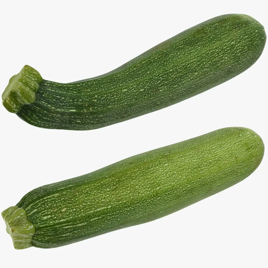 Zucchini Set 3D model