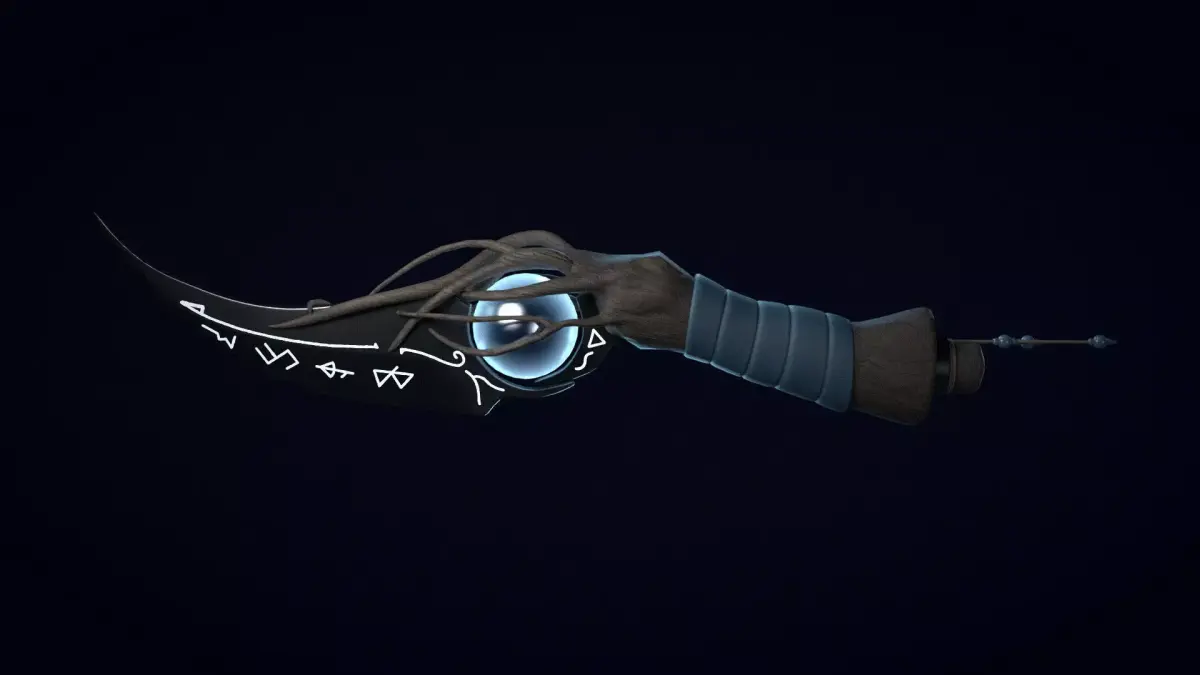 Moonglow Dagger Low-poly 3D model