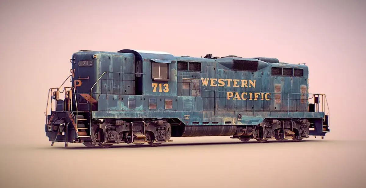 Train 3D-Model 3D model
