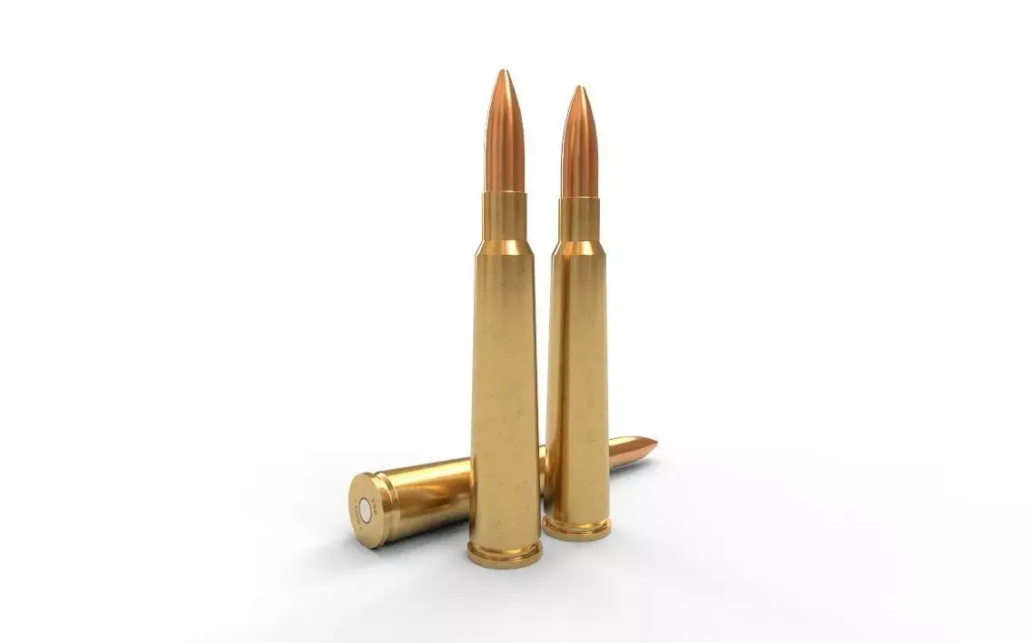 280 Ross Ammo Low-poly 3D model