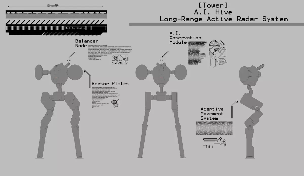 Hive AI Unit - Tower 3D print model
