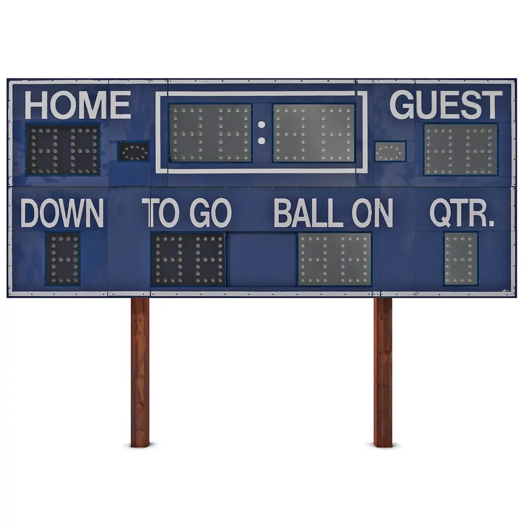 Football Scoreboard 3D model