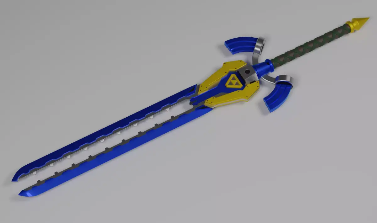 Futuristic Master Sword 3D print model
