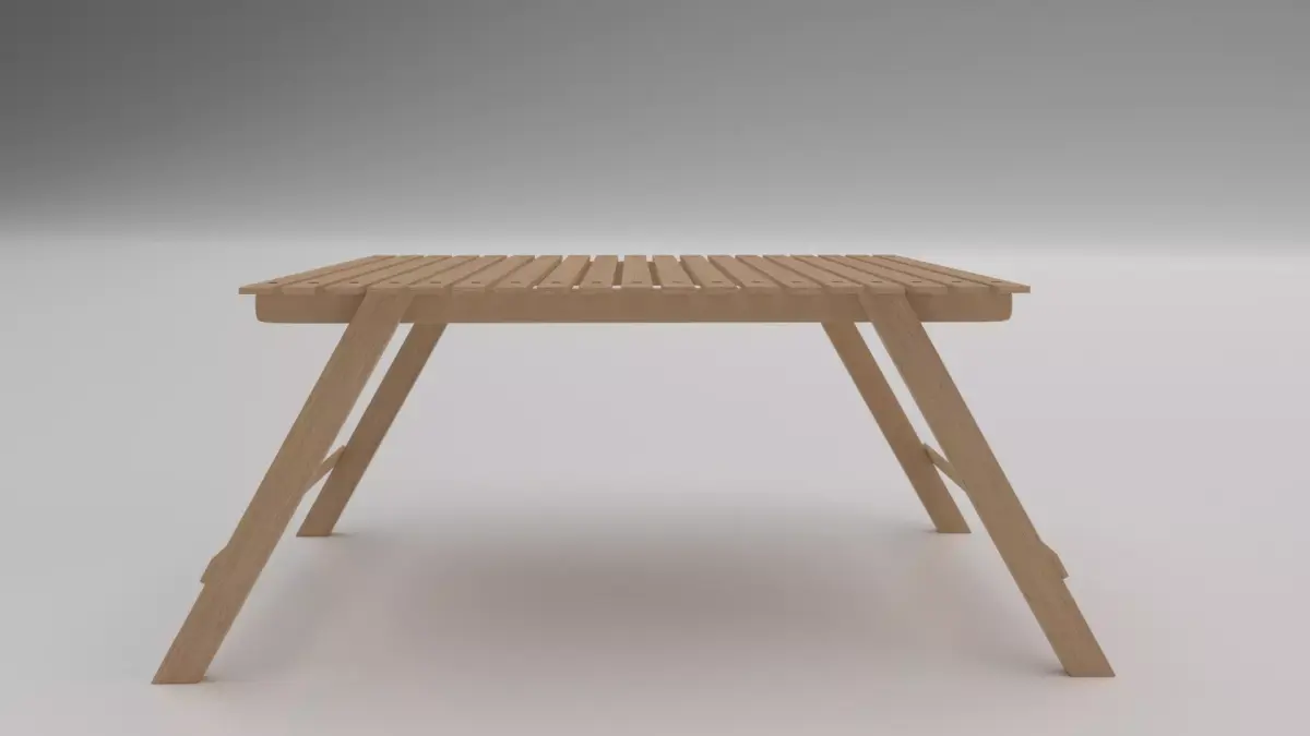 Beach table Free 3D model
