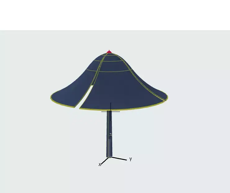 Beach Umbrella Free 3D print model