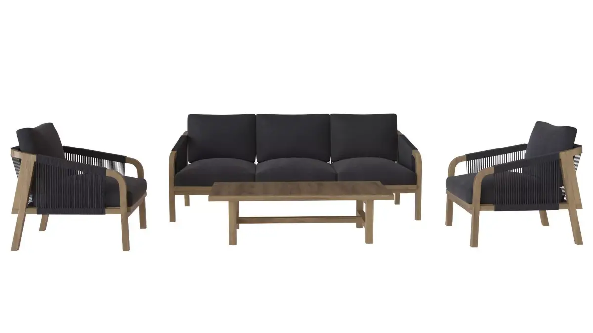 Outdoor Sofa and Table 3D model