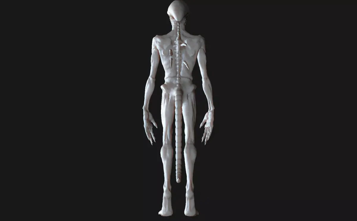 Neomorph High Detail Sci-Fi Horror 3D Print Model 3D print model