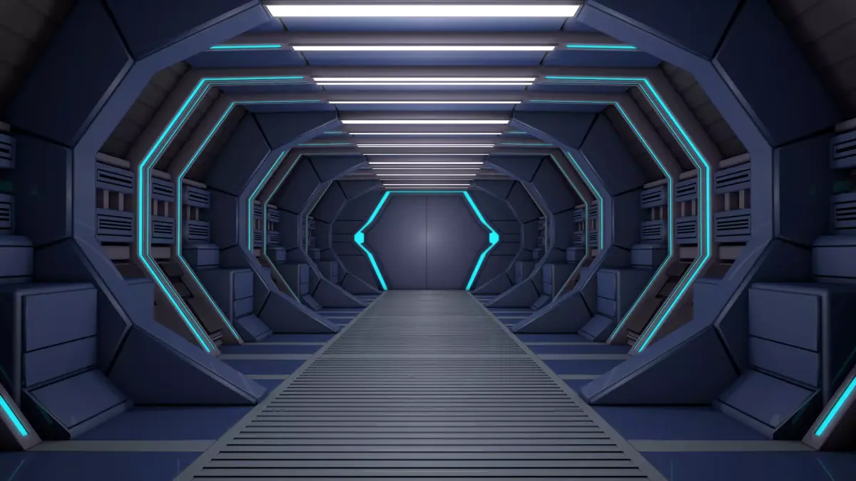 Sci Fi Corridor  3D model 72