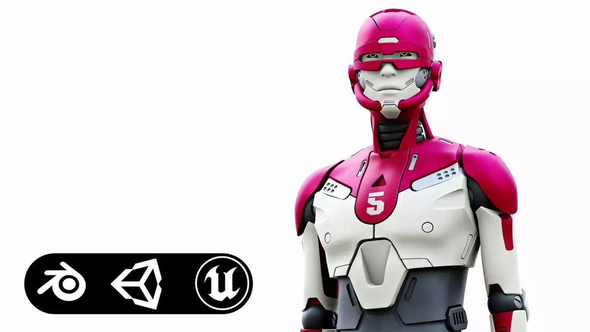 HUMANOID ORPHEUS-G  Rigged for Unreal Engine - Unity - MIXAMO  3D model