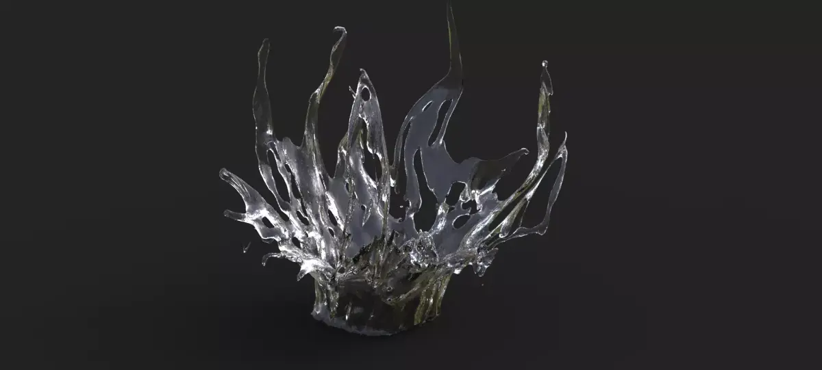 Water stylized 1 3D model