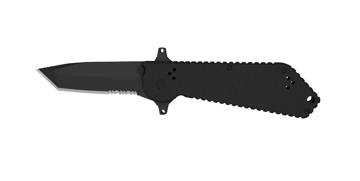 Dredd Boker knife 3D print model