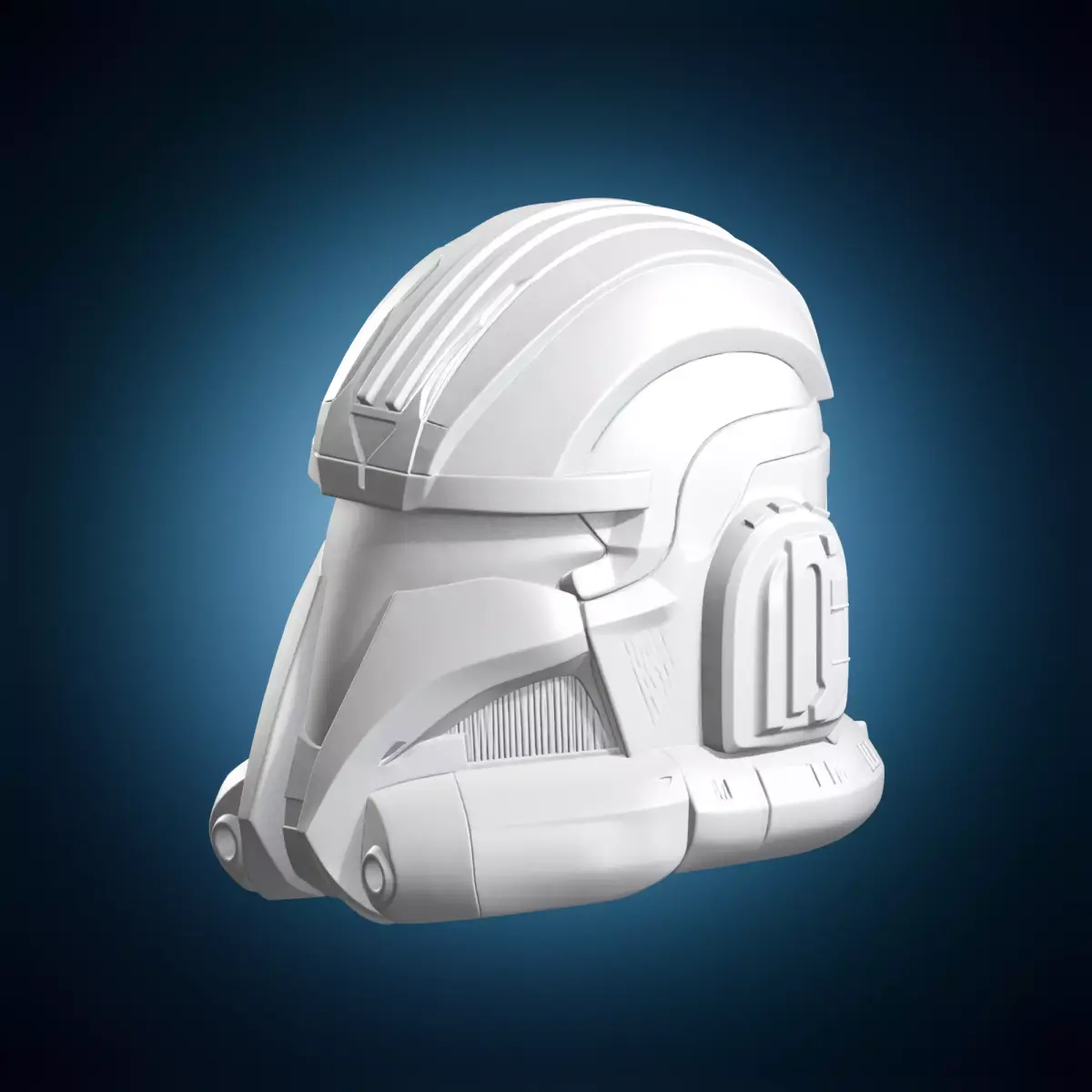 Sci-Fi Trooper Helmet Miniature 3D print model