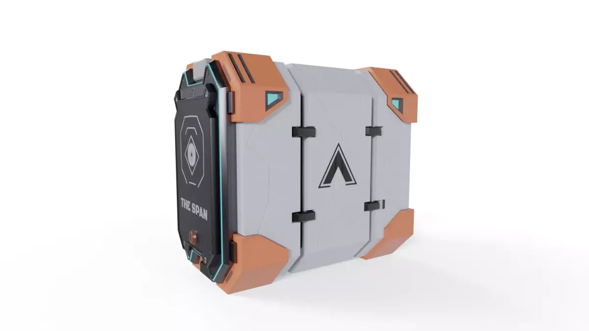 Sci-Fi Desktop CPU 3D model