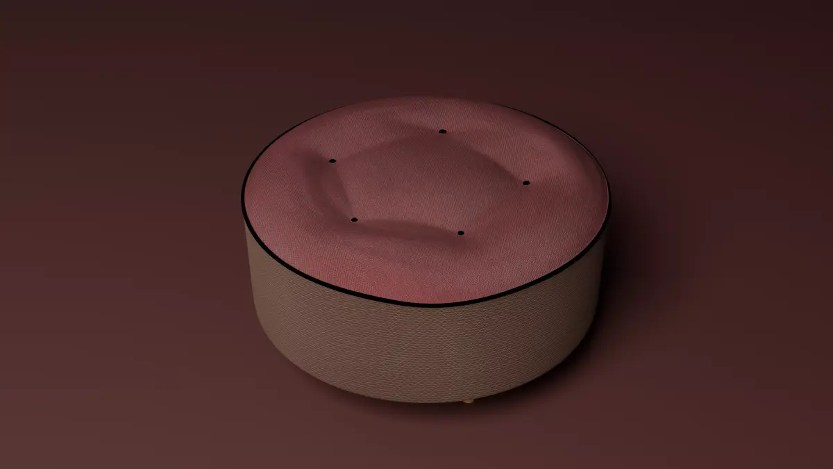 Chair round Free 3D model