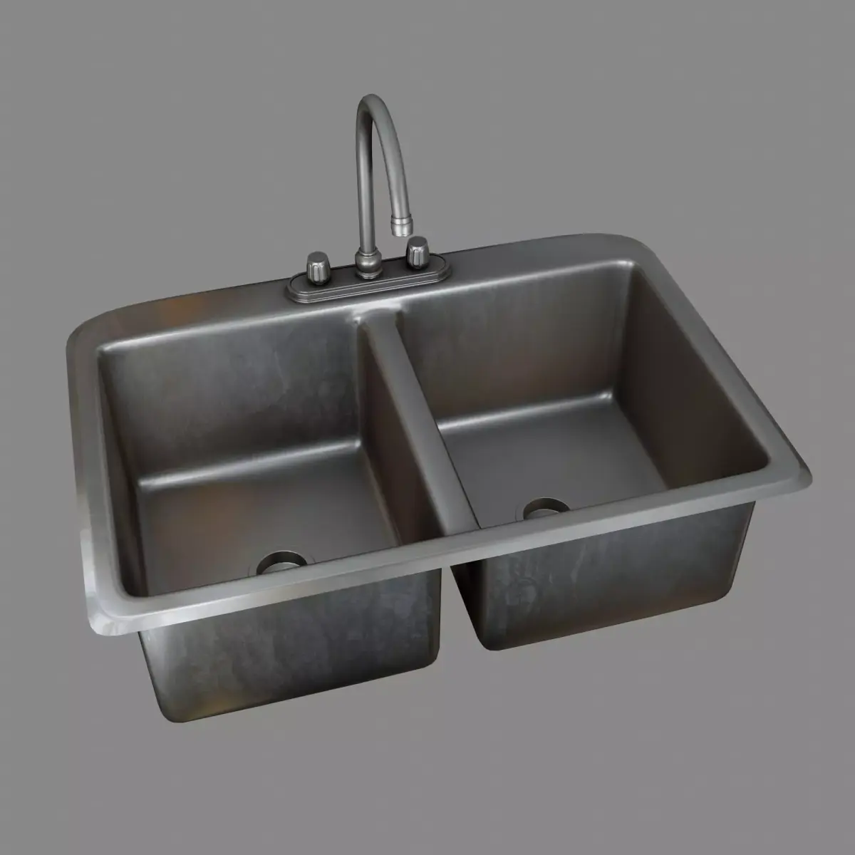 Kitchen Sink Free low-poly 3D model purchase