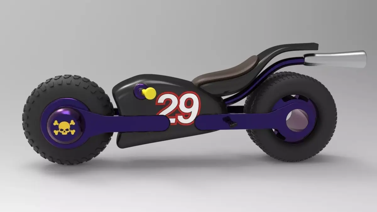 motorcycle  3D model purchase
