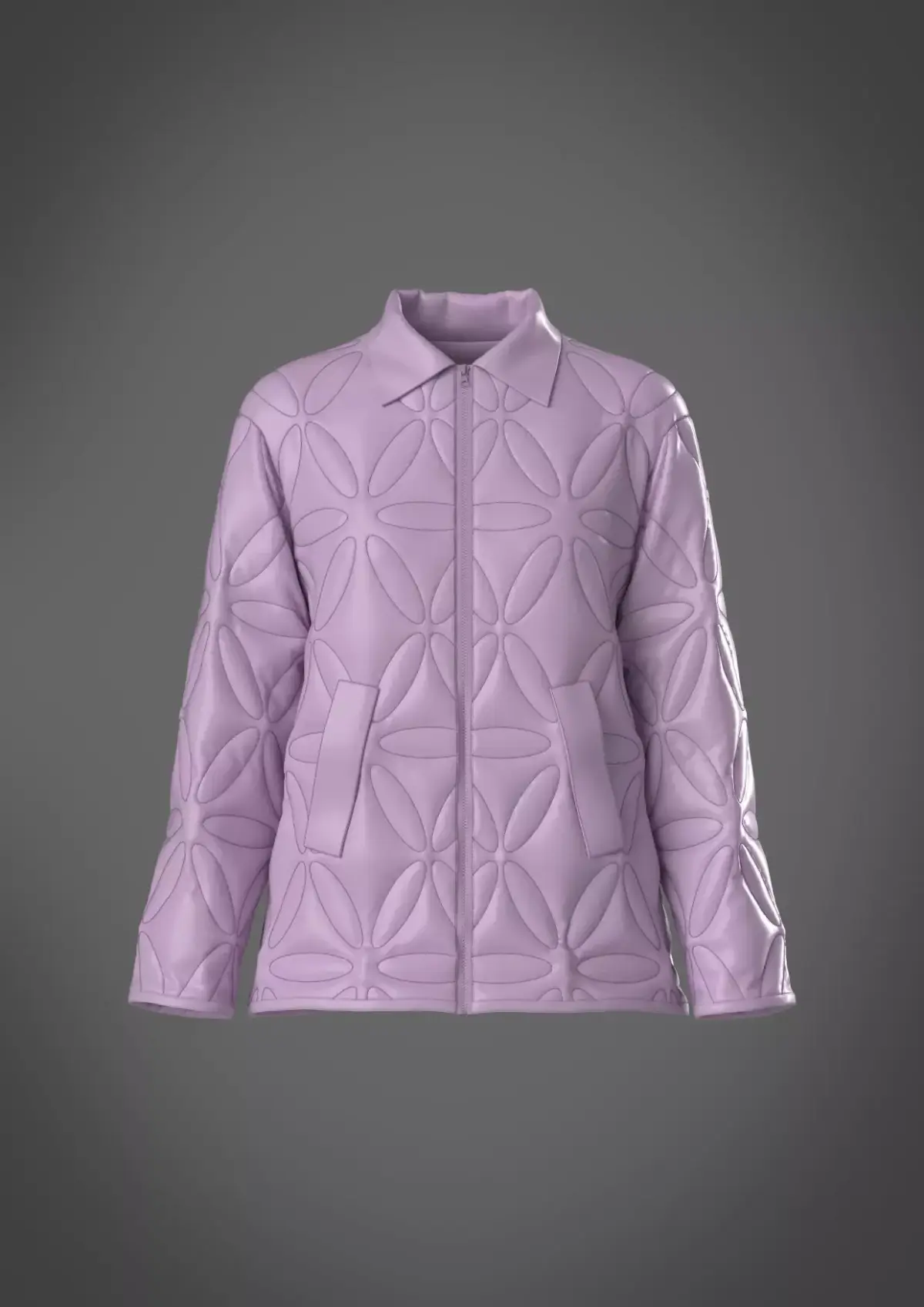 Quilted jacket women 3d model character clothes 3D model