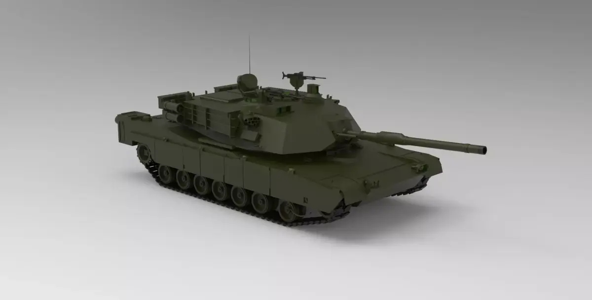 tank Abrams 3D model purchase