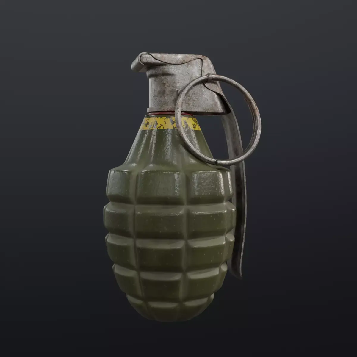 Grenade 3D model 4