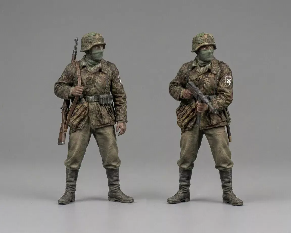 Wehrwolf Soldier STL File  Fully Customizable 3D print model
