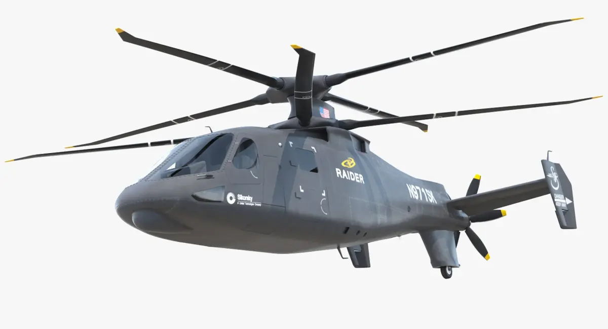Sikorsky S97 Raider Rigged 3D model