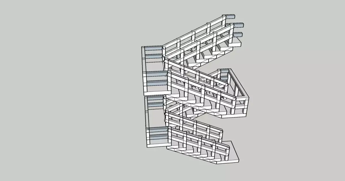Staircase 3D print model buy