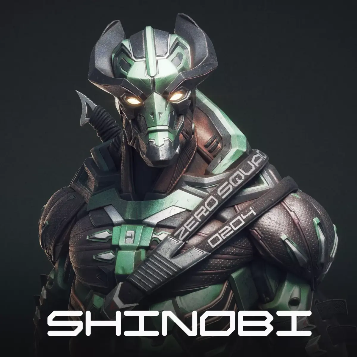 SHINOBI HIGHPOLY STL souls character art 3D print model purchase