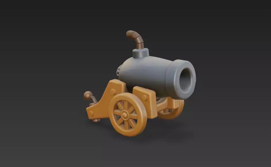 Stylized Medieval Catapult 3D Model Siege Weapon 3D model purchase