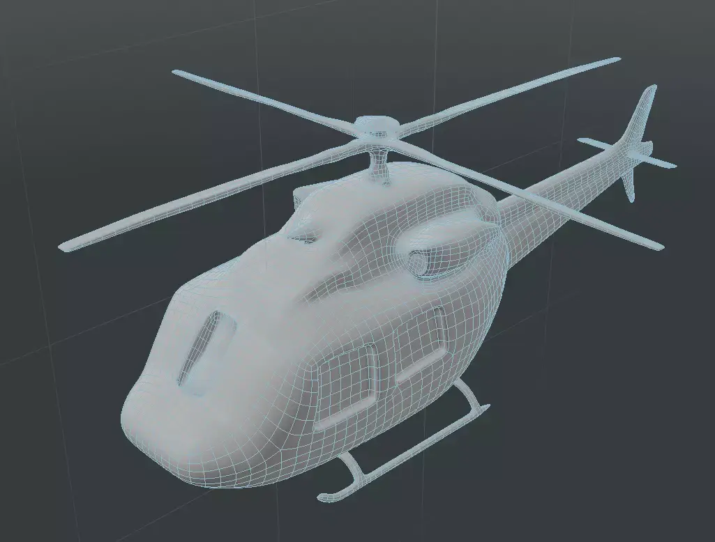 3D wireframe model  3D model