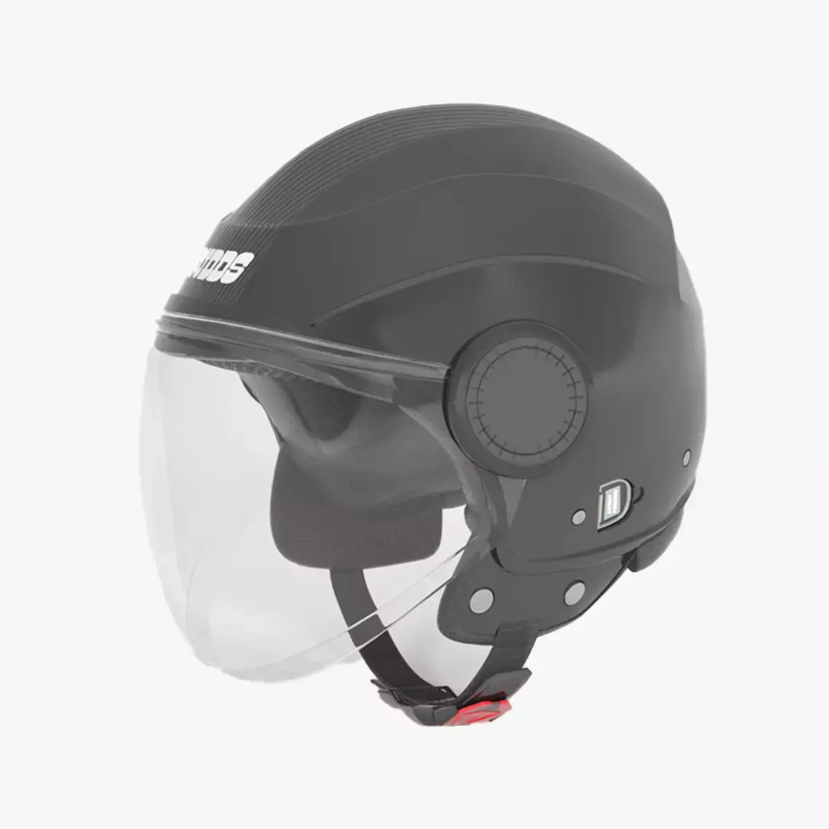 Studds Urban Black with Black Strip Open Face Helmet Low-poly 3D model