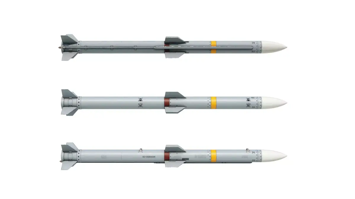 Taiwan TC-2 TC2 Sky Sword II BVR air-to-air Missile 3D model