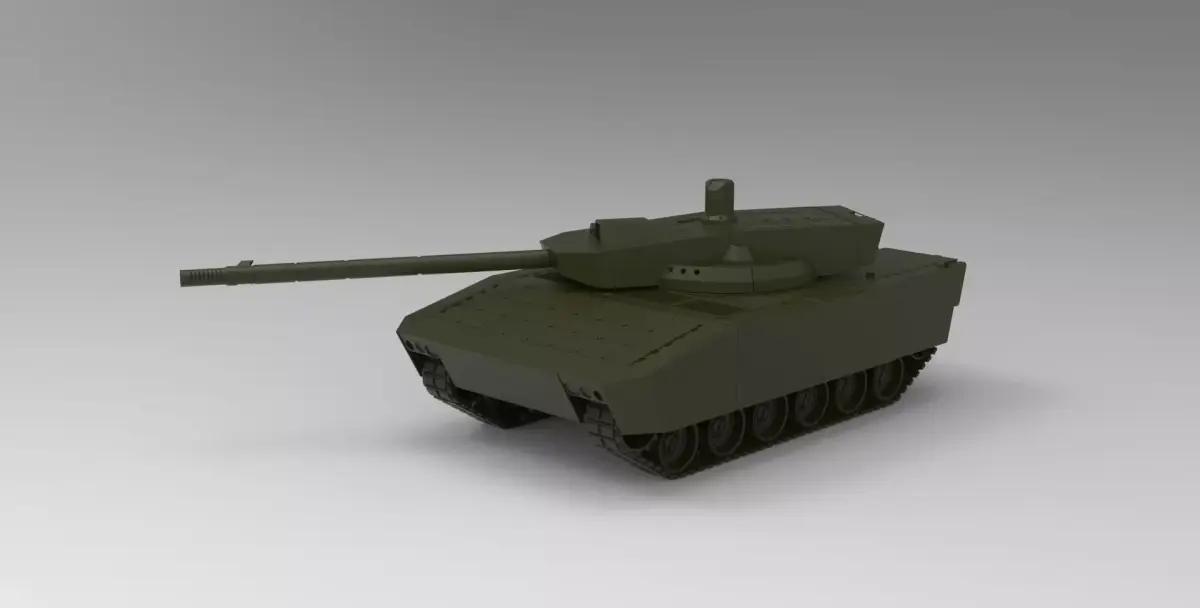 M10 tank  3D model