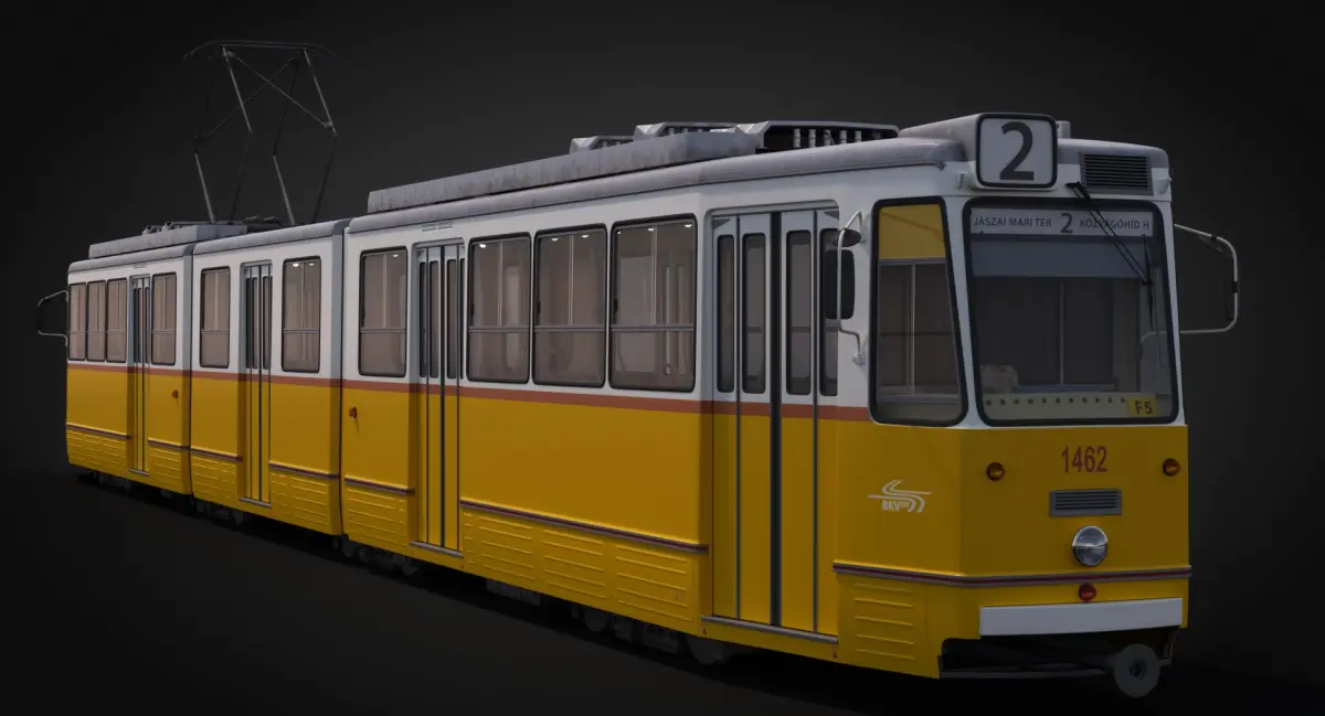 Ganz CSMG Budapest Tram 3D model