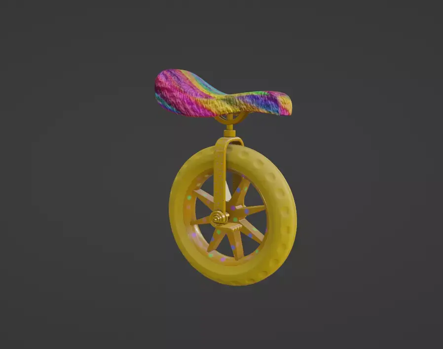Unicycle 3D model order